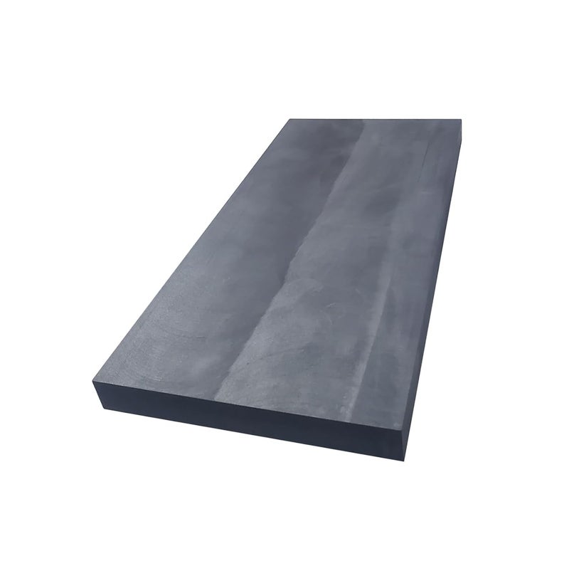 99.9% Purity Graphite Ingot Block EDM Graphite Plate Milling Surface Glassblowing Lamp Working Pad (300MMx150MMx20MM)